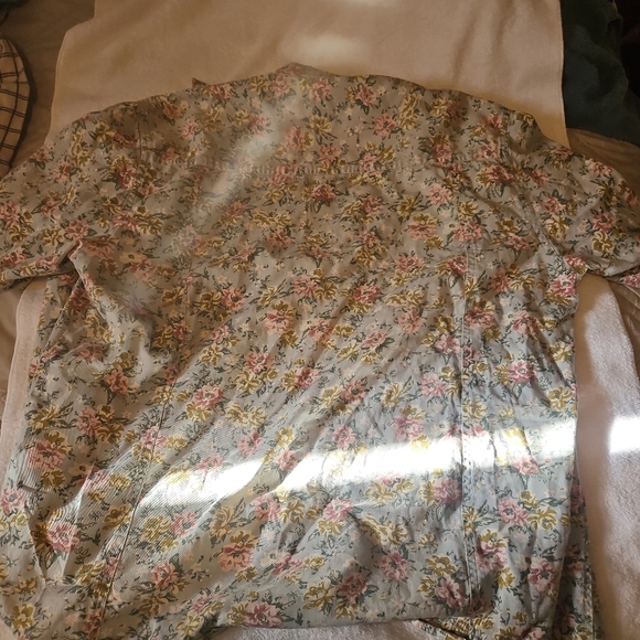 Venezia Plus Size 18/20 Floral Button Up Cotton Shirt Cottagecore Boho - Picture 7 of 7